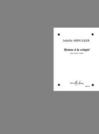 Isabelle Aboulker: Hymne à la volupté