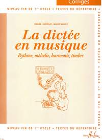 Pierre Chepelov_Benoit Menut: La dictée en musique Vol.3 - corrigé