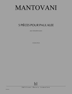Bruno Mantovani: Pièces pour Paul Klee (5)