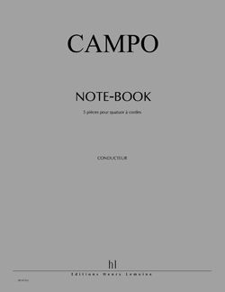 Régis Campo: Note-book