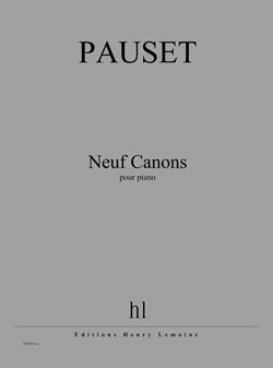 Brice Pauset: Canons (9)