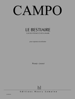 Régis Campo: Le Bestiaire