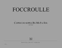 Bernard Foccroulle: Capriccio sopra re-fa-mi-sol