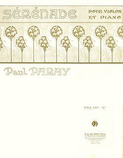 Paul Paray: Sérénade Op.20