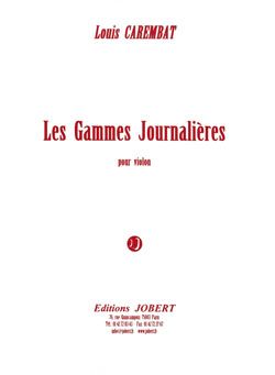 Louis Carembat: Gammes Journalières