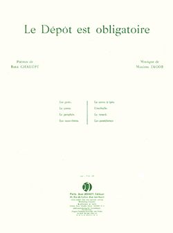 Dom Clément Jacob: Le dépôt est obligatoire