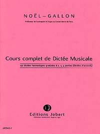 Gabriel Noel-Gallon: 150 Dictées harmoniques graduées à 2, 3 et 4 p.