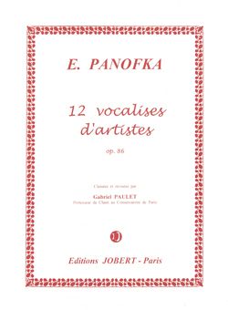 Heinrich Panofka: Vocalises Vol.4 d'artiste Op.86 (12)