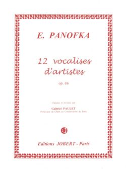 Heinrich Panofka: Vocalises Vol.4 d'artiste Op.86 (12)