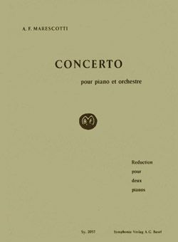 André-François Marescotti: Concerto pour piano