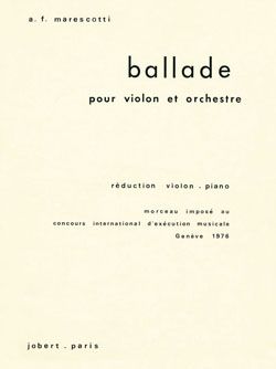 André-François Marescotti: Ballade