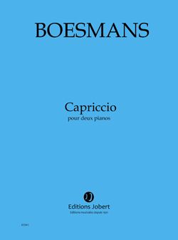 Philippe Boesmans: Capriccio pour deux pianos