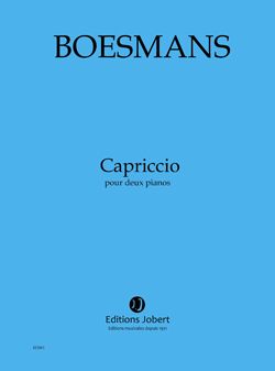 Philippe Boesmans: Capriccio pour deux pianos
