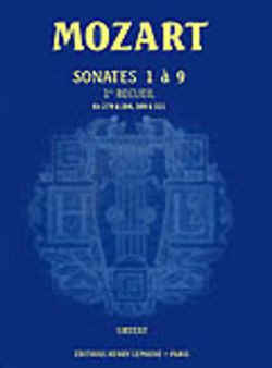 Wolfgang Amadeus Mozart: Sonates Vol.1 n°1 à 9