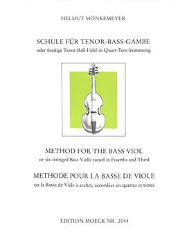 Helmut Mönkemeyer: Schule für Tenor-Bass-Gambe