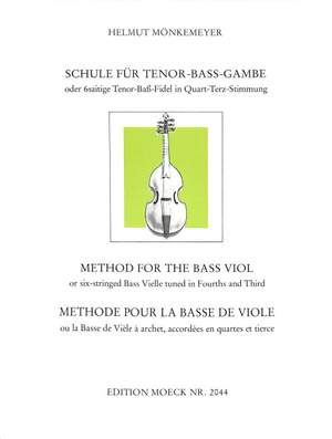 Helmut Mönkemeyer: Schule für Tenor-Bass-Gambe