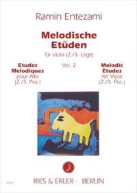 Ramin Entezami: Melodische Etüden für Viola Vol. 2