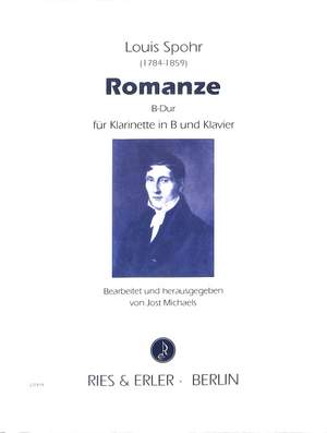 Louis Spohr: Romanze für Klarinette (B) und Klavier