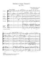 Albinoni, Tommaso: Sinfonia a cinque (Sonata 1) op.2/1 G-Dur Product Image