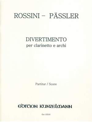 Rossini, Gioacchino Antonio: Divertimento für Klarinette und Streicher