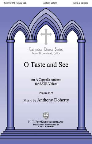 Anthony Doherty: O Taste and See