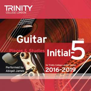 Trinity College London: Guitar Exam Pieces CD Initial-Grade 5 2016-2019
