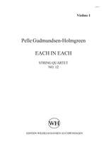Pelle Gudmundsen-Holmgreen: String Quartet No. 12 'Each In Each' Product Image