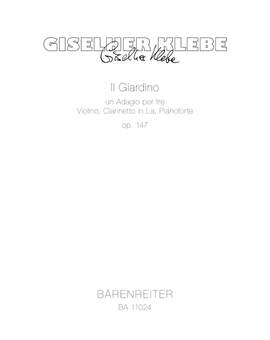 Klebe, Giselher: Il Giardino op. 147