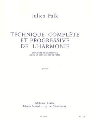 Julien Falk: Compl. and progr. technique of the harmony -Vol. 2