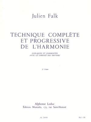 Julien Falk: Compl. and progr. technique of the harmony -Vol. 2