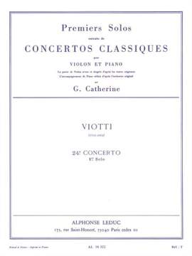 Giovanni Battista Viotti: Premiers Solos Concertos Classiques