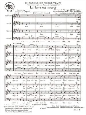Georges Liferman: La Lune Est Morte