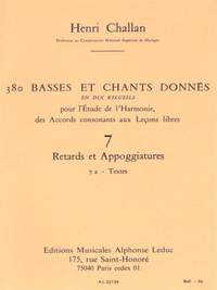 Henri Challan: 380 Basses et Chants Donnés Vol. 7A