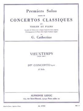 Henri Vieuxtemps: Premiers Solos Extraits de Concertos Classiques