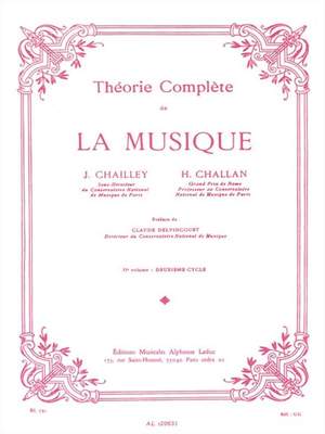 Jacques Chailley_Henri Challan: Théorie complète de la musique - Vol. 2