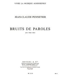 Jean-Claude Pennetier: Word Sounds, for Mixed Choir