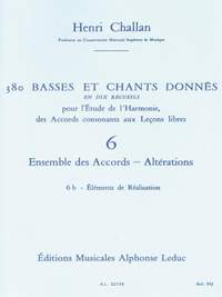 Henri Challan: 380 Basses et Chants Donnés Vol. 6B