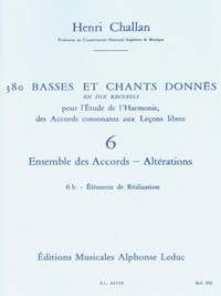 Henri Challan: 380 Basses et Chants Donnés Vol. 6B
