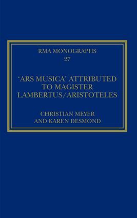 Ars musica Attributed to Magister Lambertus/Aristoteles, The