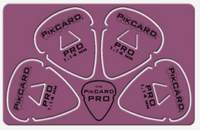PikCard: 1.14mm Purple Delrin (4 Guitar Picks)