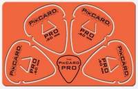 PikCard: .60mm Orange Delrin (4 Guitar Picks)