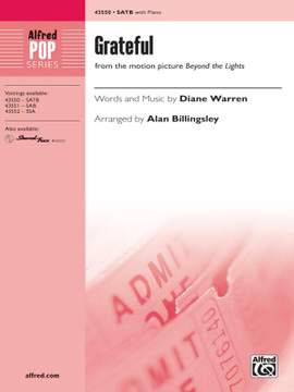 Diane Warren: Grateful SATB