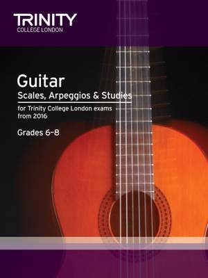 Trinity: Guitar Scales Grades 6-8 from 2016