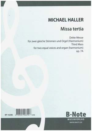 Michael Haller: Missa tertia op.7a