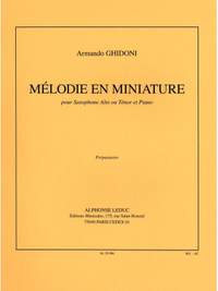 Ghidoni: Melodie En Miniature