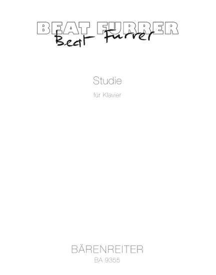 Beat Furrer: Study