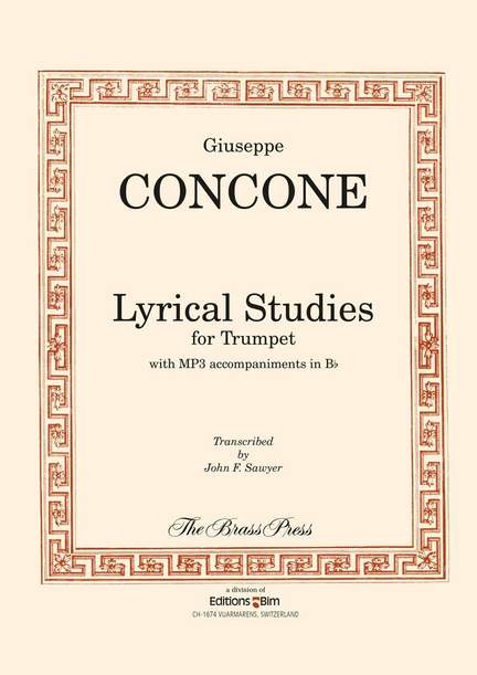 Giuseppe Concone: Lyrical Studies