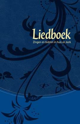 Liedboek Luxe gemeentebundel blauw kunstleer