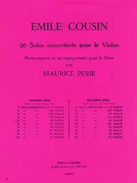 Emile Cousin: Solo concertant n°5 en ré maj.