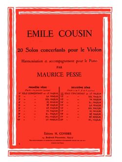 Emile Cousin: Solo concertant n°11 en ut maj.